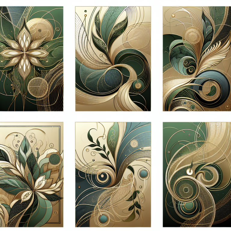 Gold And Green Wallpaper Generator