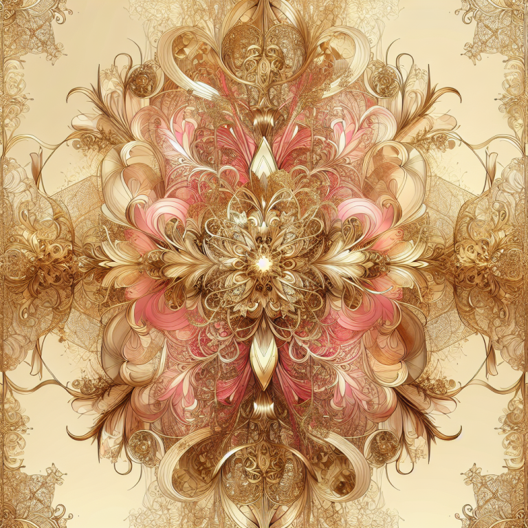 Gold And Pink Wallpaper Generator