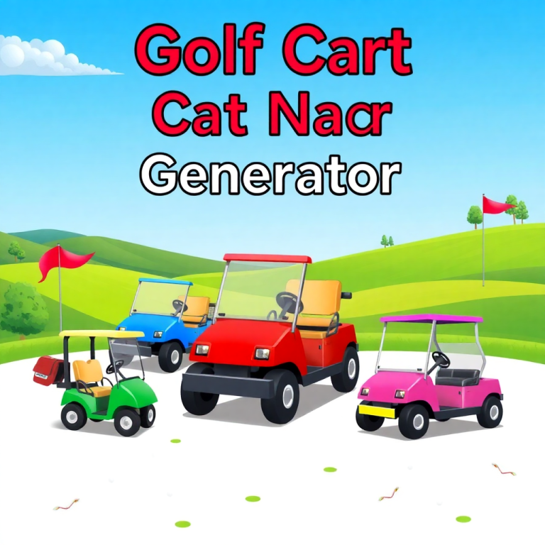 Golf Cart Name Generator