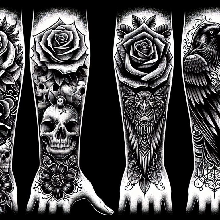 Gothic Forearm Tattoo Generator
