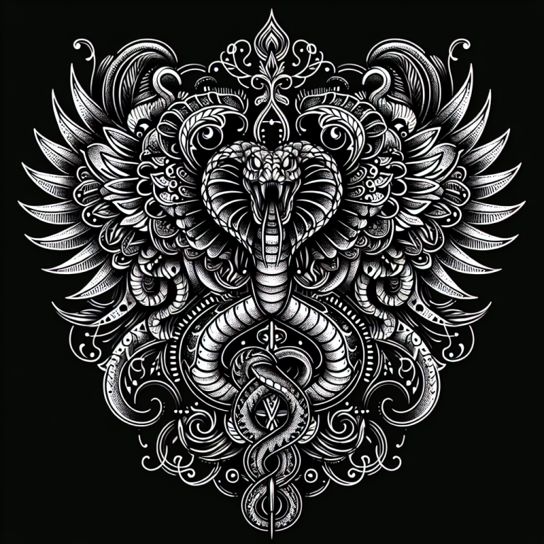 Gothic Snake Tattoo Generator