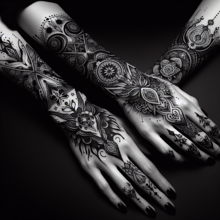 Gothic Wrist Tattoo Generator