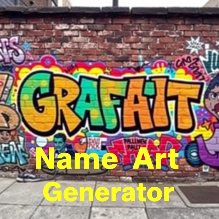 Graffiti Name Art Generator