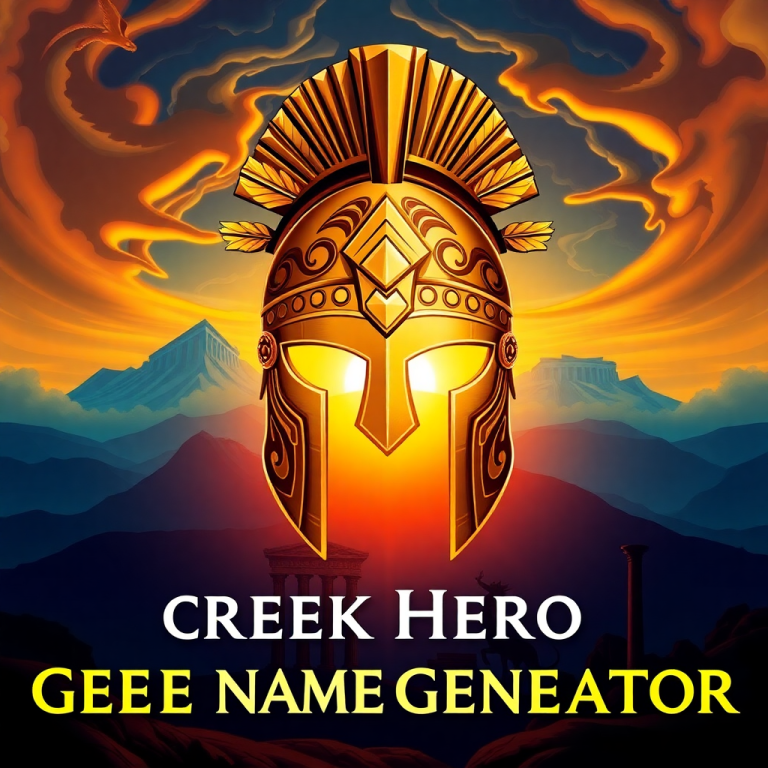 Greek Hero Name Generator