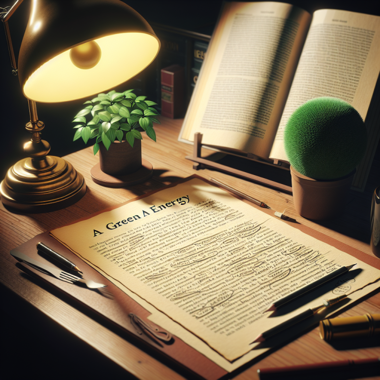 Green Energy Speech Generator