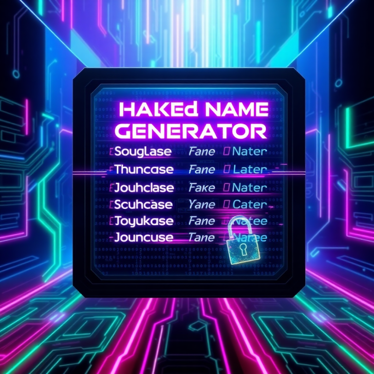 Hacked Name Generator