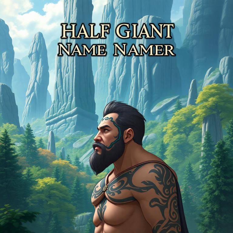 Half Giant Name Generator
