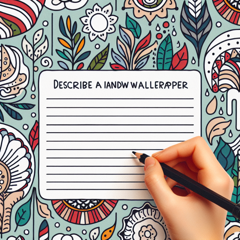 Hand Drawn Wallpaper Generator