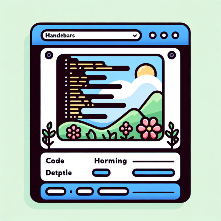 Handlebars Template Generator