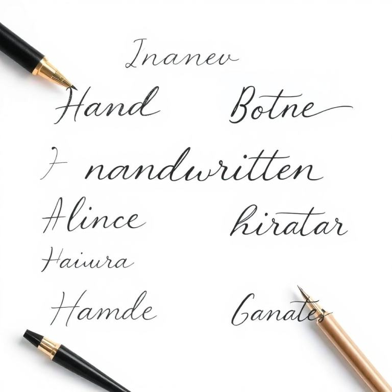 Handwritten Name Generator