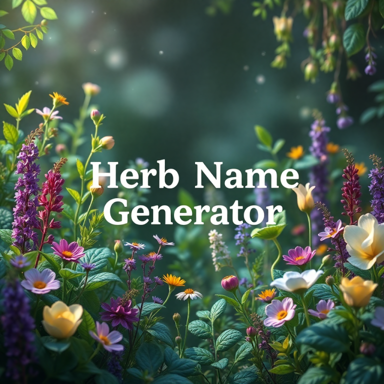 Herb Name Generator