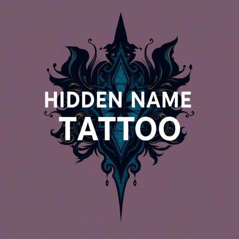 Hidden Name Tattoo Generator