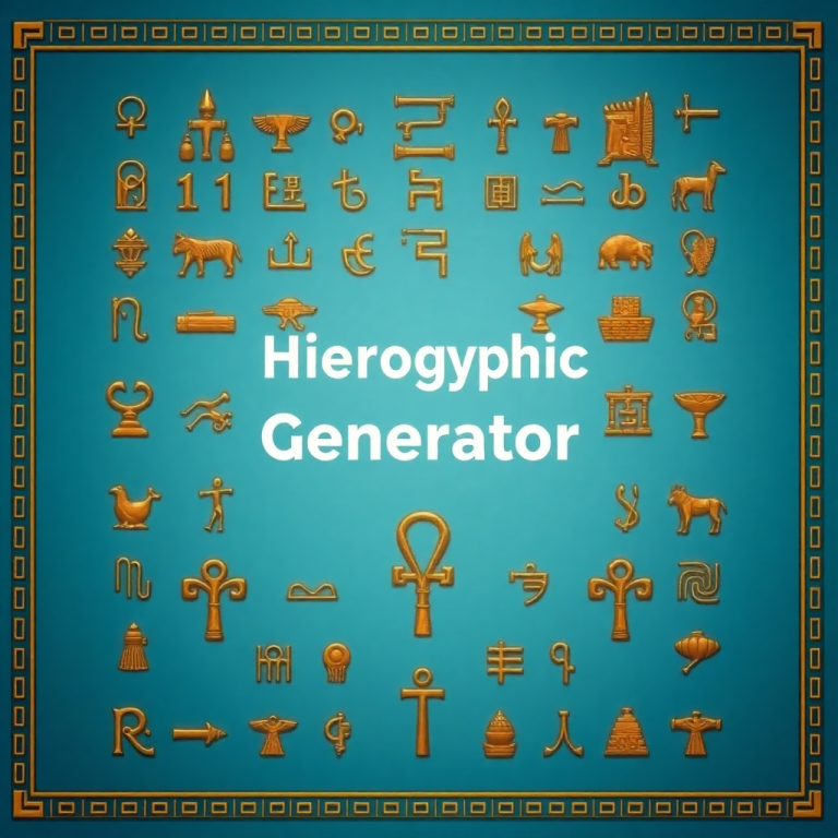 Hieroglyphic Name Generator