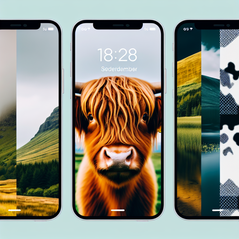 Highland Cows Wallpaper Generator