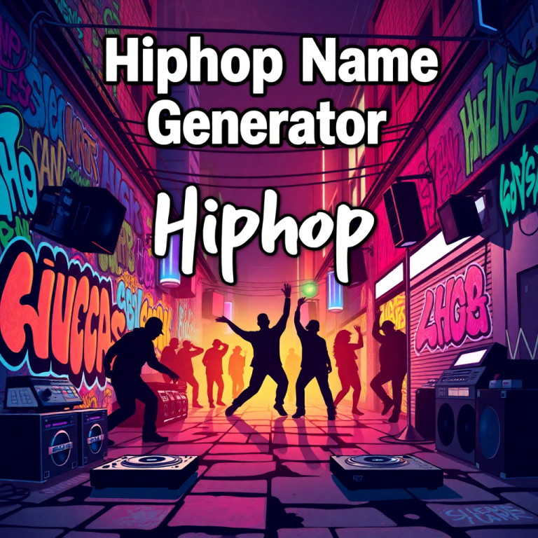 Hiphop Name Generator