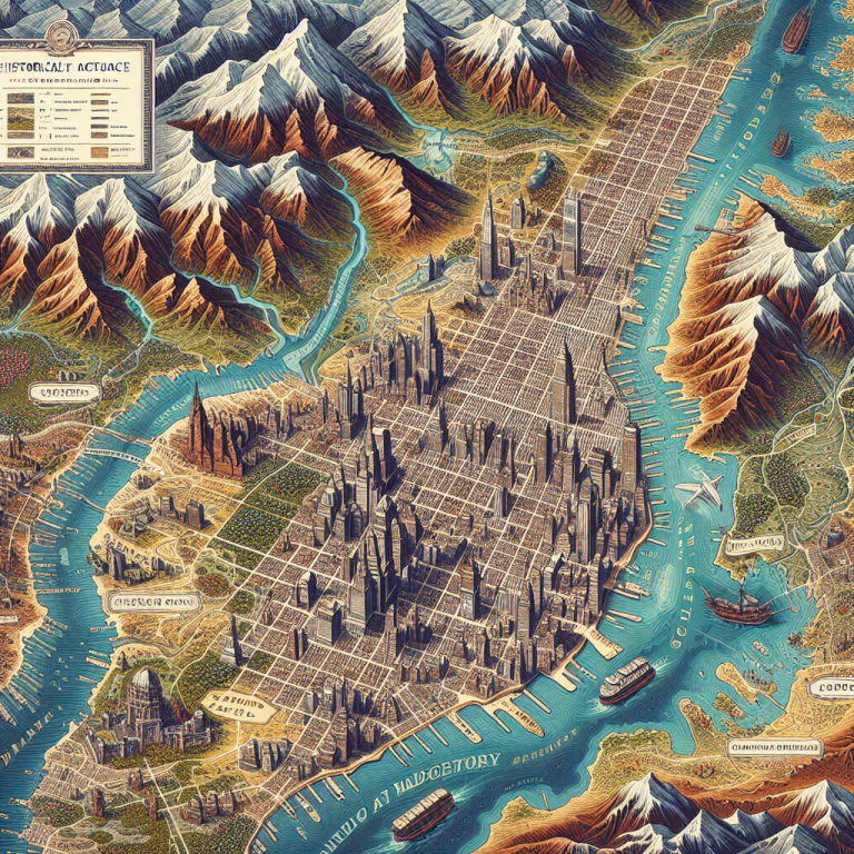 Historic Site Map Illustration Generator