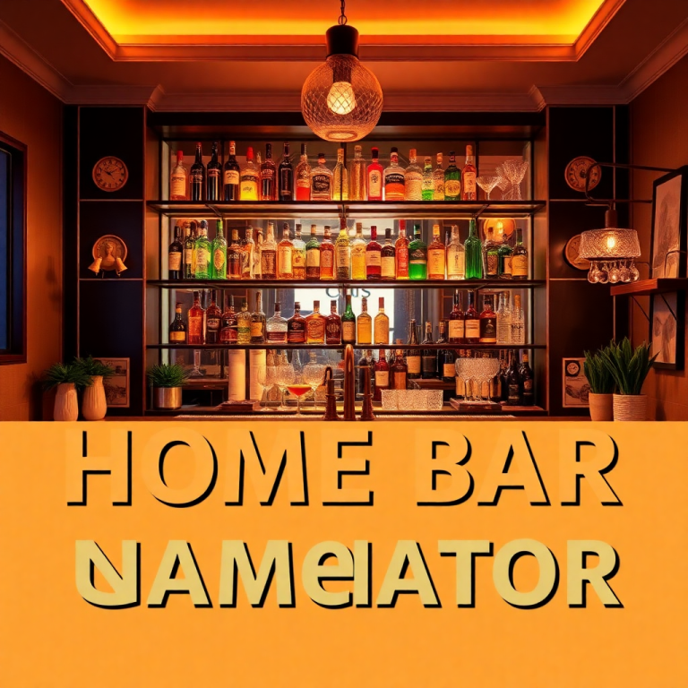 Home Bar Name Generator