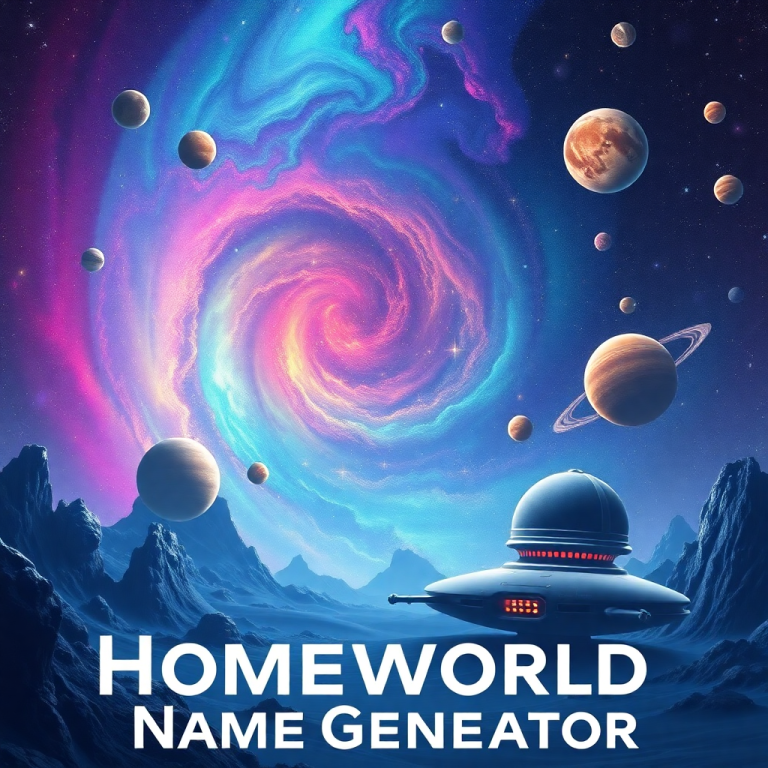 Homeworld Name Generator
