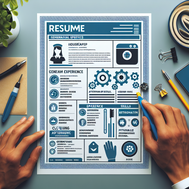 Housekeeper Resume Generator