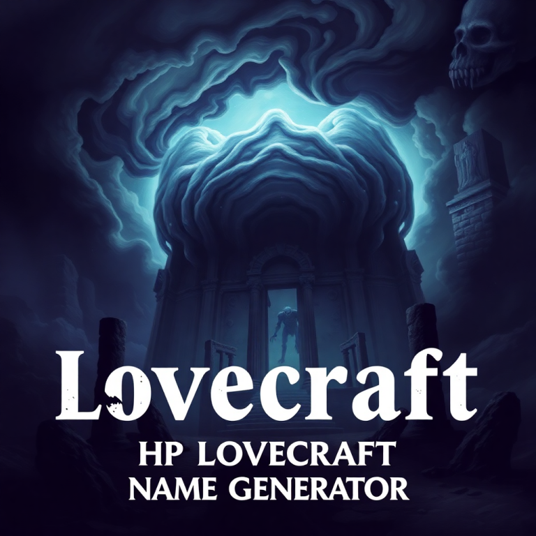 Hp Lovecraft Name Generator