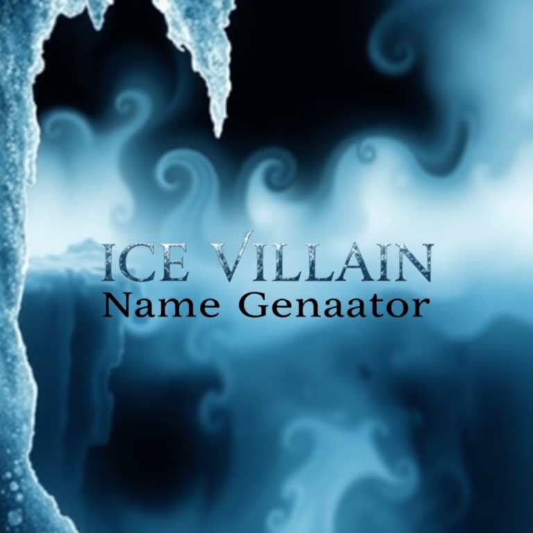 Ice Villain Name Generator