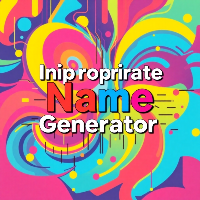 Inappropriate Name Generator