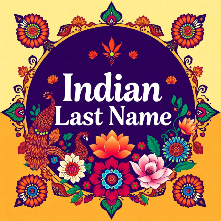 Indian Last Name Generator