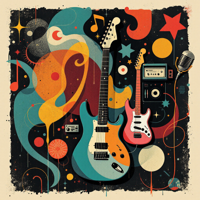 Indie Rock Album Art Generator
