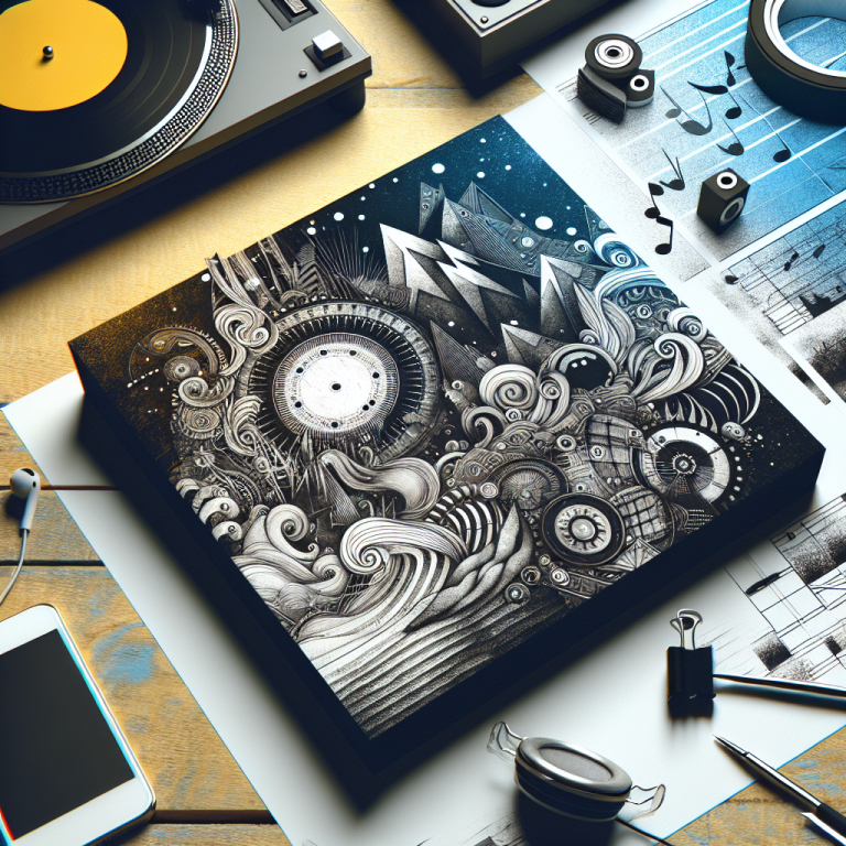 Industrial Album Cover Generator