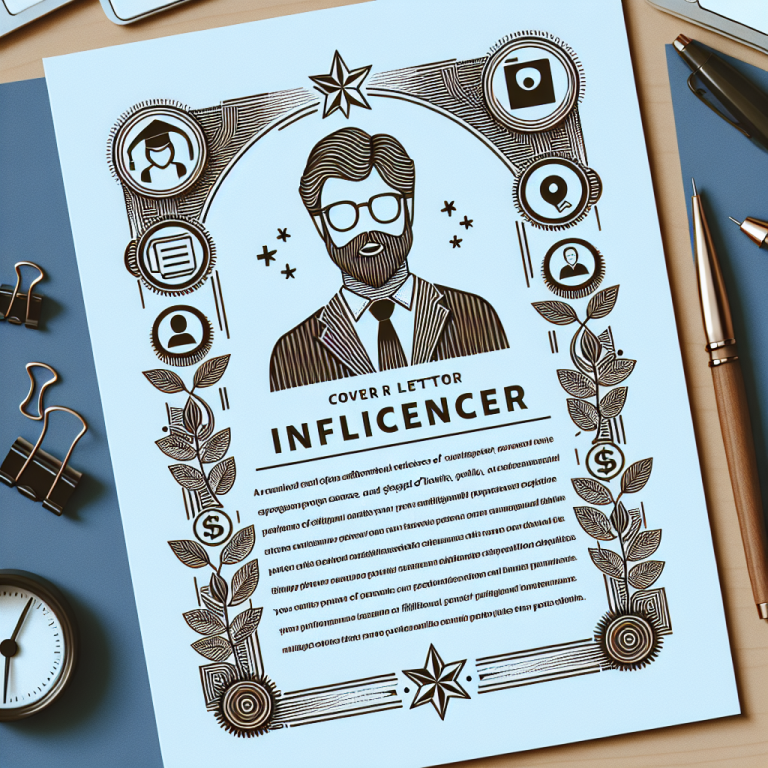 Influencer Cover Letter Generator