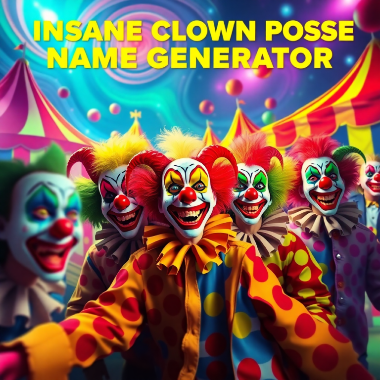 Insane Clown Posse Name Generator