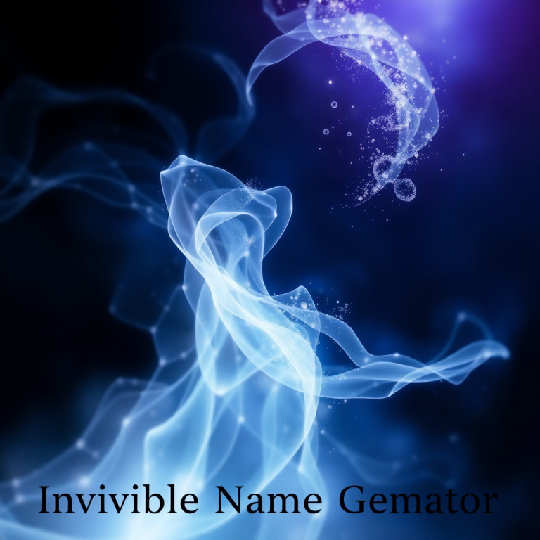 Invisible Name Generator