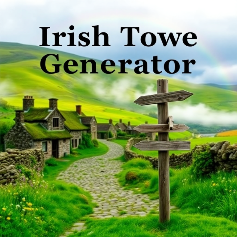 Irish Town Name Generator