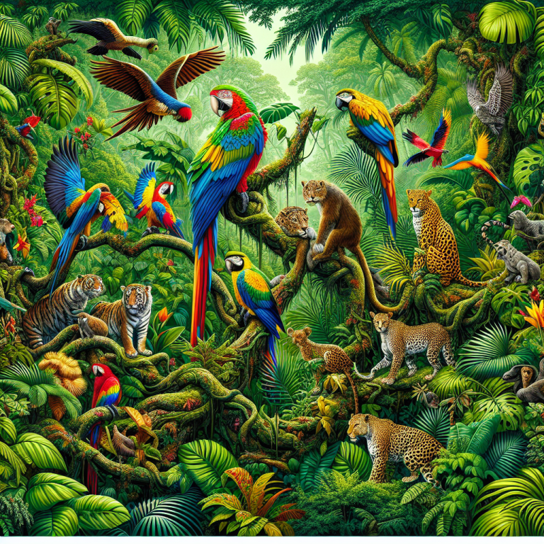 Jungle Leaves Wallpaper Generator