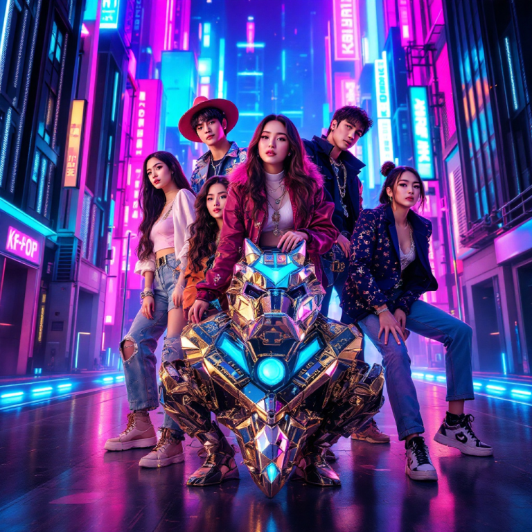 K-pop Album Cover Generator