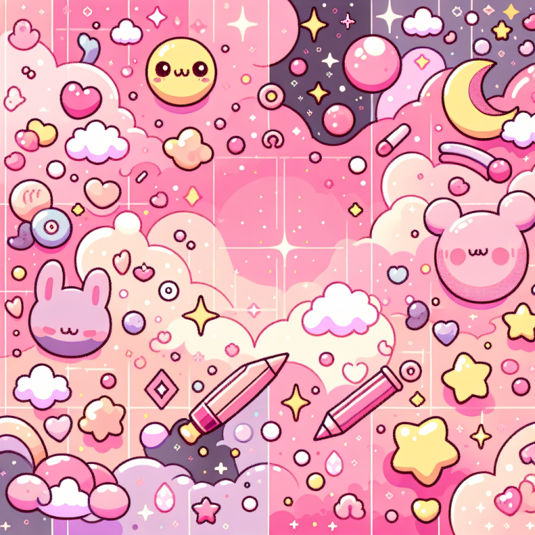 Kawaii Cute Pink Wallpaper Generator