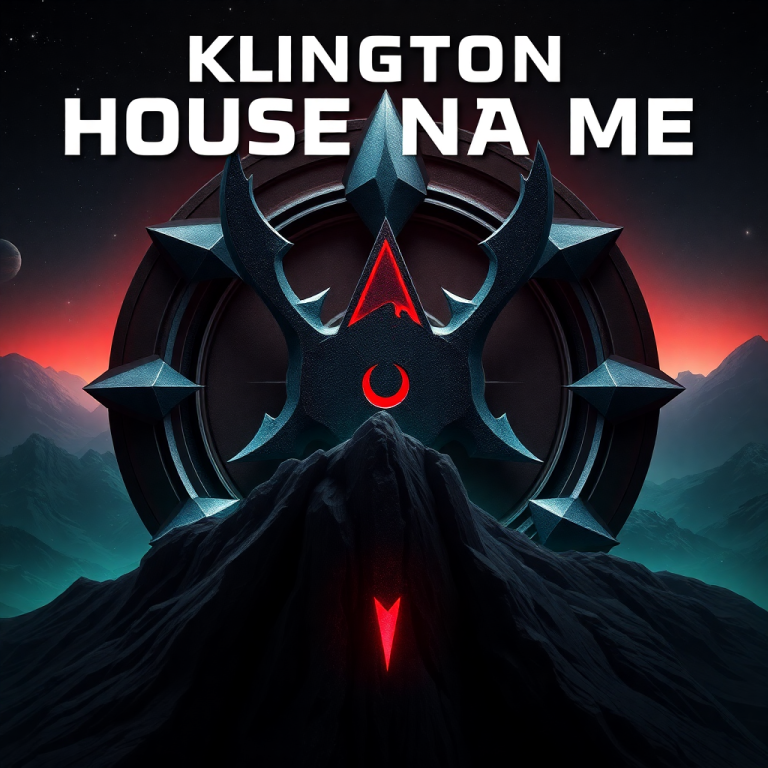 Klingon House Name Generator