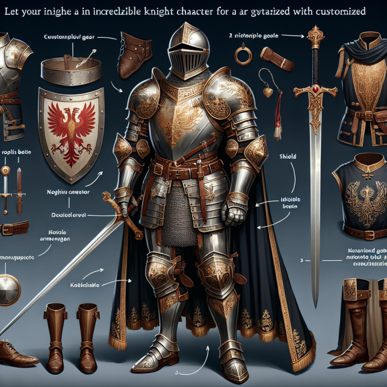 Knight In Armor Game Character Generator