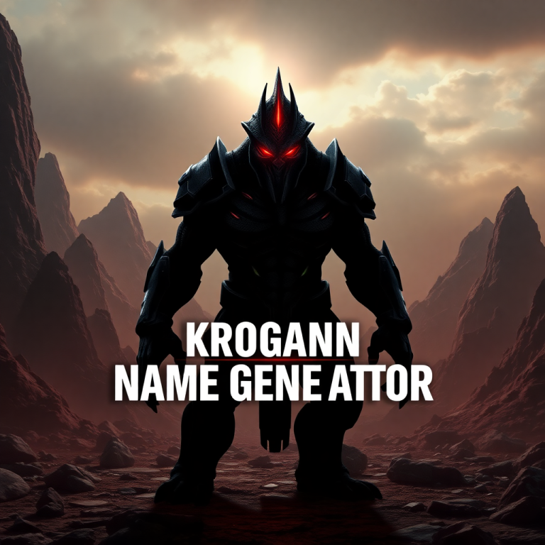 Krogan Name Generator