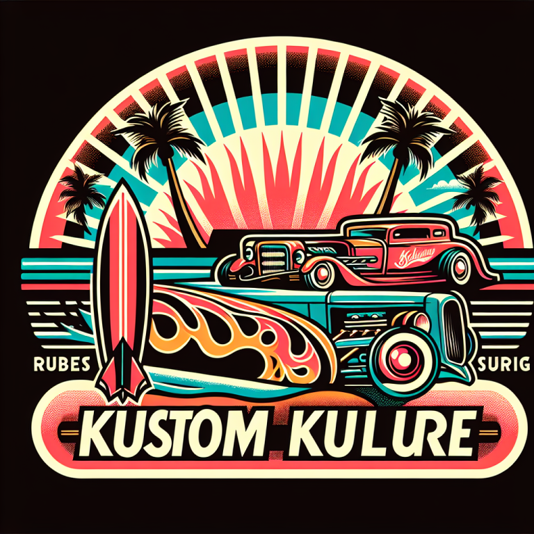 Kustom Kulture Style Illustration Generator