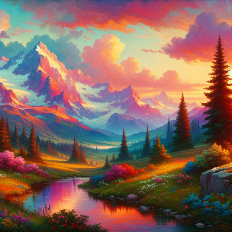 Landscape Illustration Generator