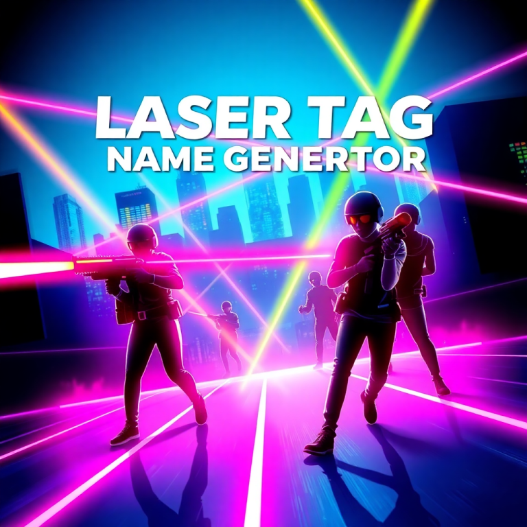 Laser Tag Name Generator