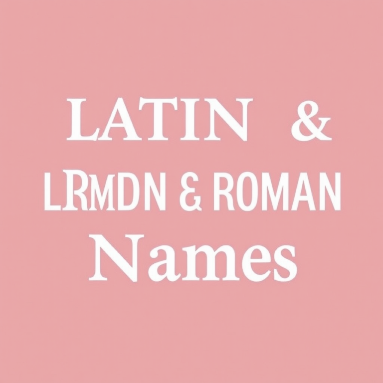 Latin Name Generator