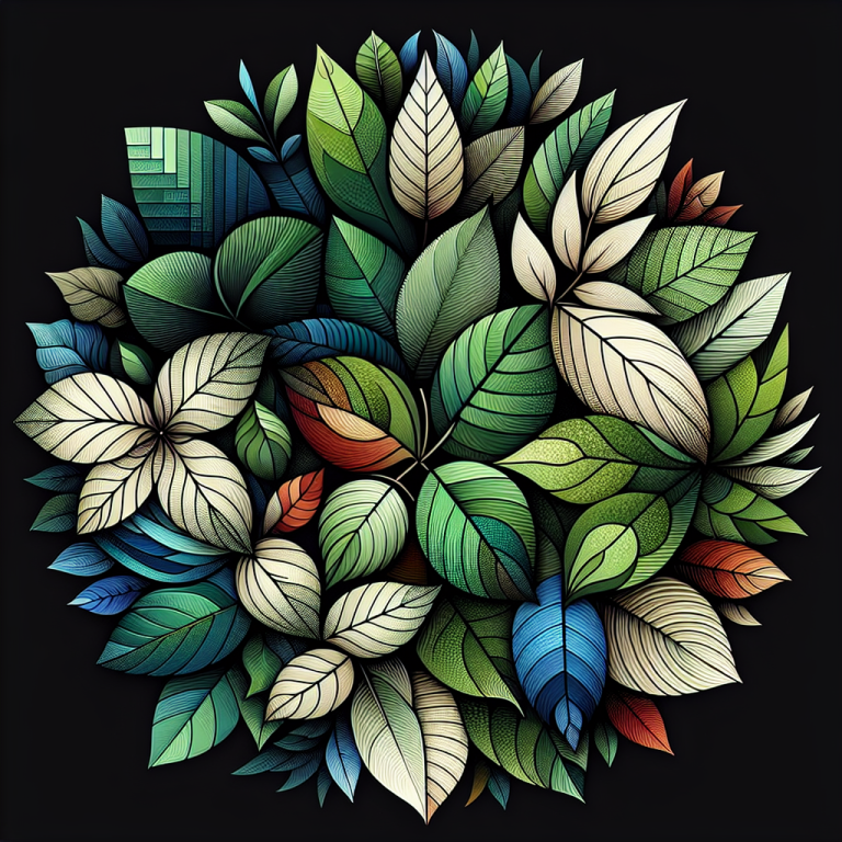 Leaf Wallpaper Generator