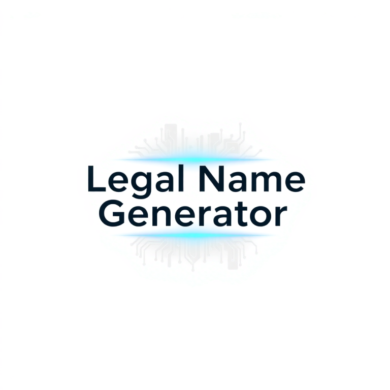 Legal Name Generator