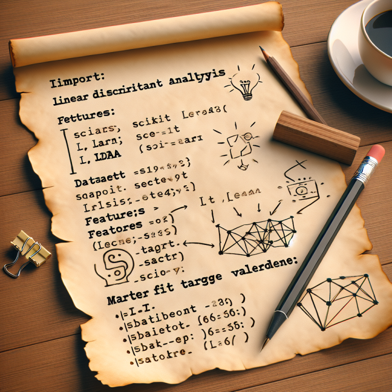 Linear Discriminant Analysis Script Generator
