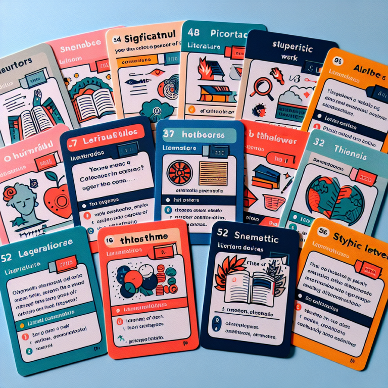 Literature Flashcard Generator