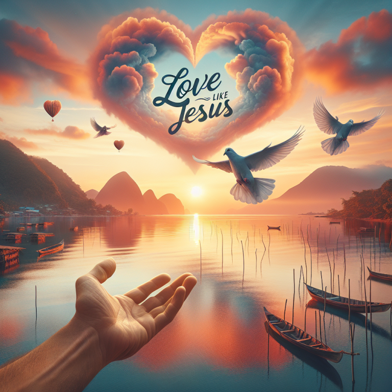 Love Like Jesus Wallpaper Generator