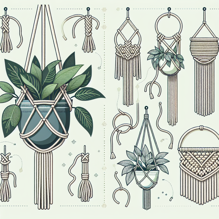 Macrame Plant Hanger Pattern Generator