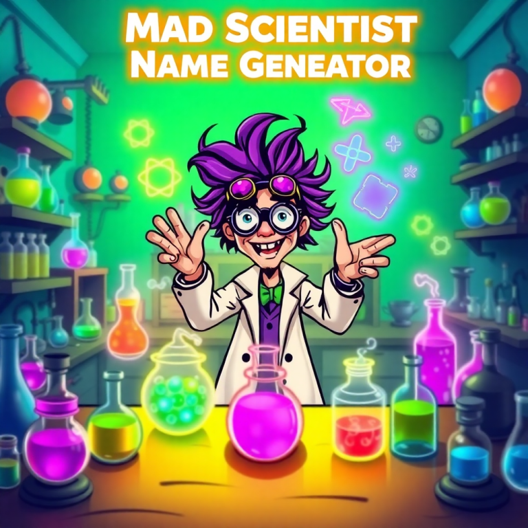Mad Scientist Name Generator